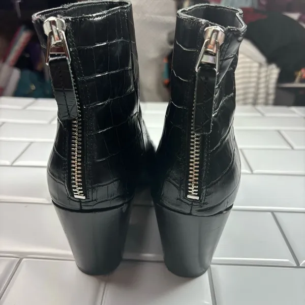 Dolce Vita Coltyn‎ Black Leather Rear Zip Bootie size 8 - Image 8