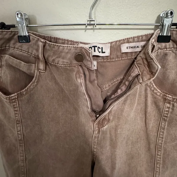 PTCL Ethical Brand Wide Leg Pants‎ Size 28 Washed - Image 5