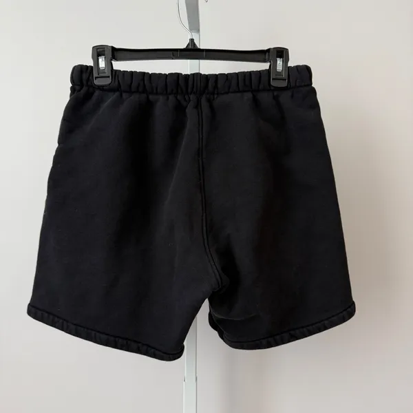Madhappy Womens Heritage Sweatshorts Black Cotton Fleece Logo Shorts Size‎ M - Image 8