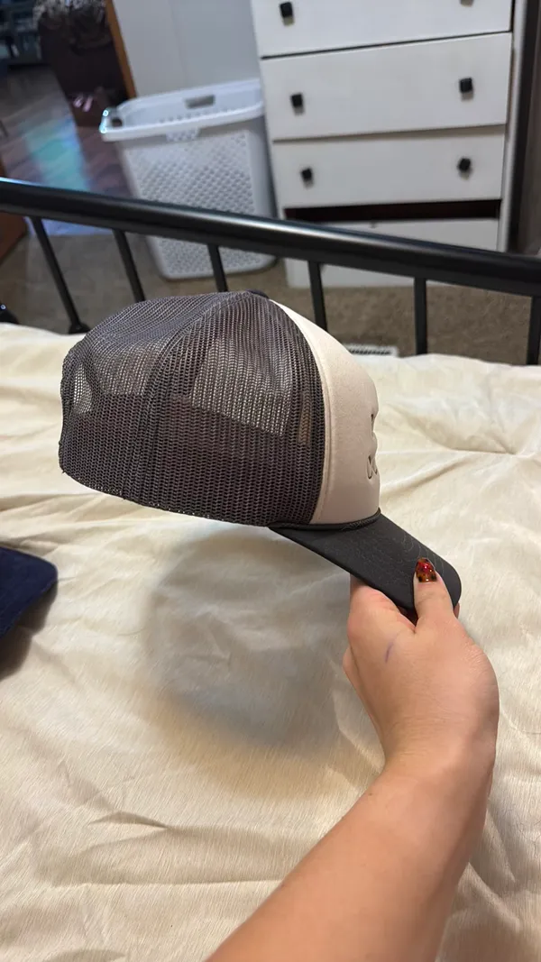 trucker hat Gray - Image 3