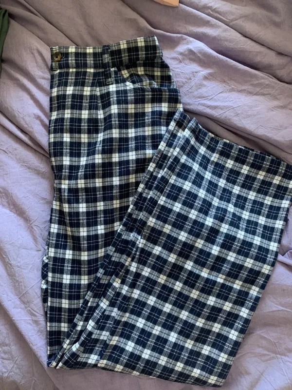 Plaid Dad Pants - Image 2
