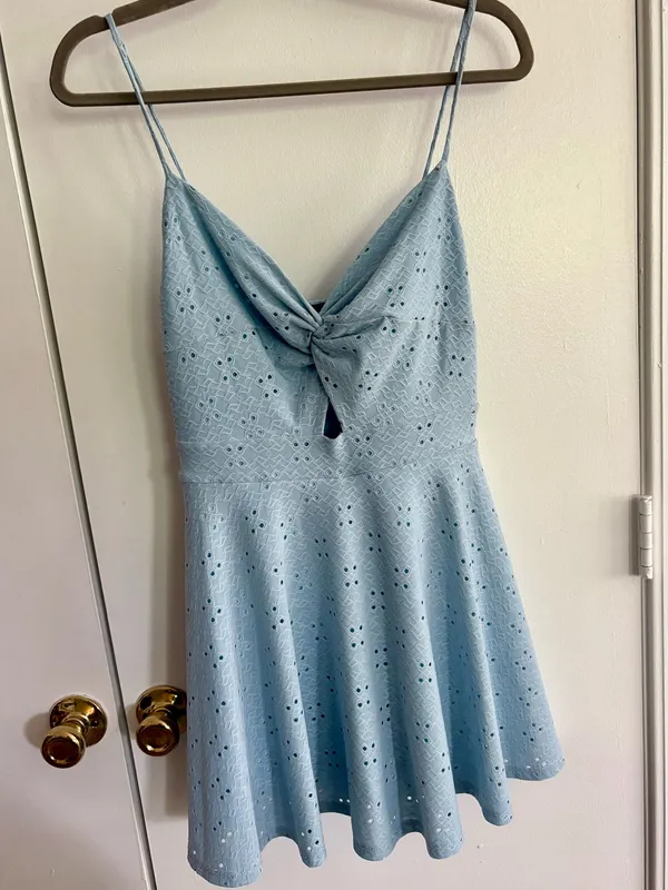 Blue Patterned Windsor Sundress - Image 4