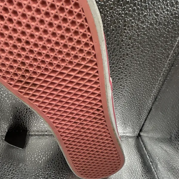 Vans‎ Women's Size 8 Gray Canvas Lace-Up Sneakers Pink Lining Casual Shoes - Image 15