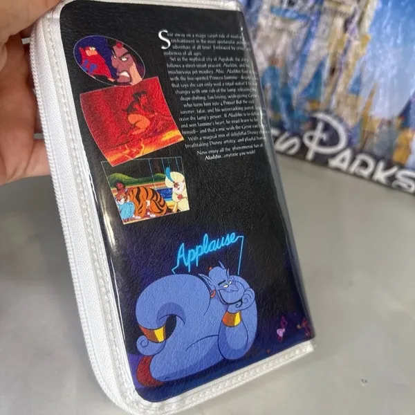 Disney parks D-tech Aladdin VHS case phone wallet - Image 5