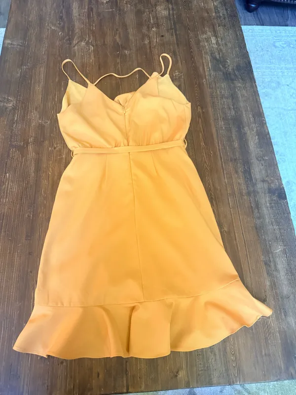 Dee Elly Dress Gold size S - Image 5