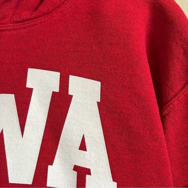 ✨ Gildan Red Iowa State‎ University Hoodie Small - Image 7