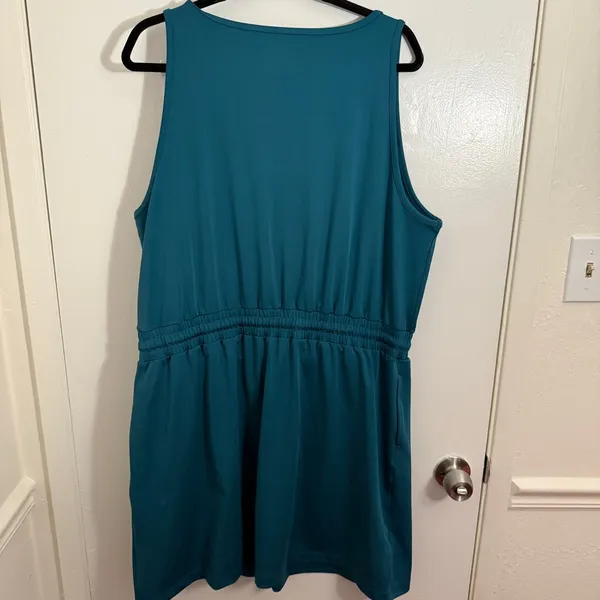 Lou & Grey Teal Midi Dress - Image 6