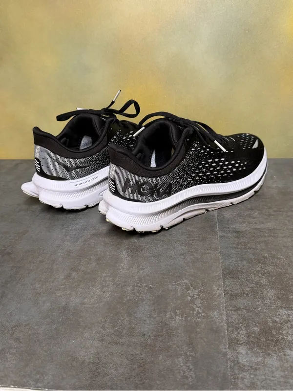 Hoka One One Kawana Women's Black/White Running Shoes Size 8.5B - Image 9