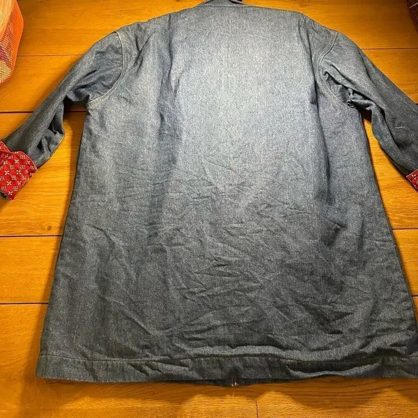 Vintage Casey Coleman Jean button up shacket s/m Blue - Image 10