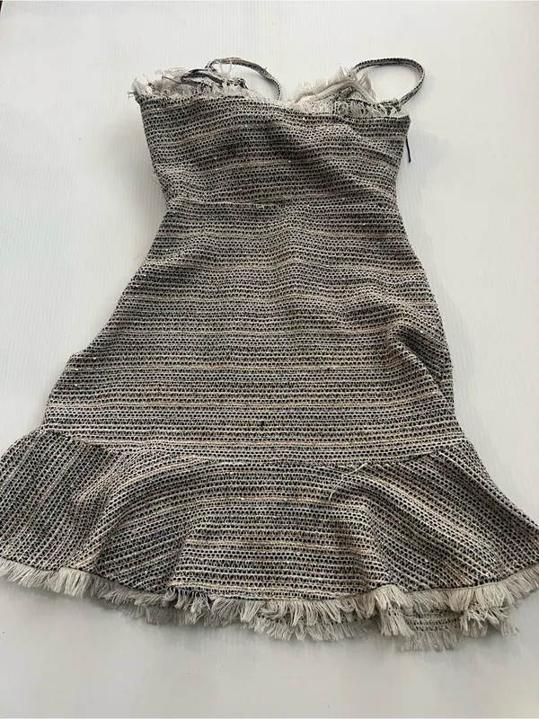 Storia ' Striped Knit Sundress in Beige and Black - Image 5