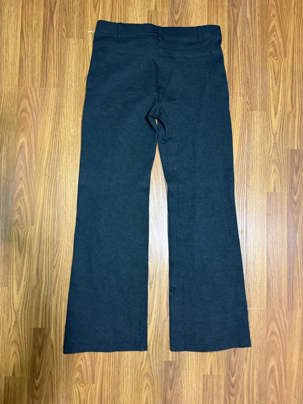 Betabrand Classic Dress Pant Yoga Pants Charcoal Size MP. Inseam 30in, waist 31in - Image 4