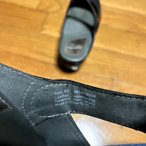 Dansko Solitaire Black Womens Size 40 Clog Open Back Slip On Professional - Image 8