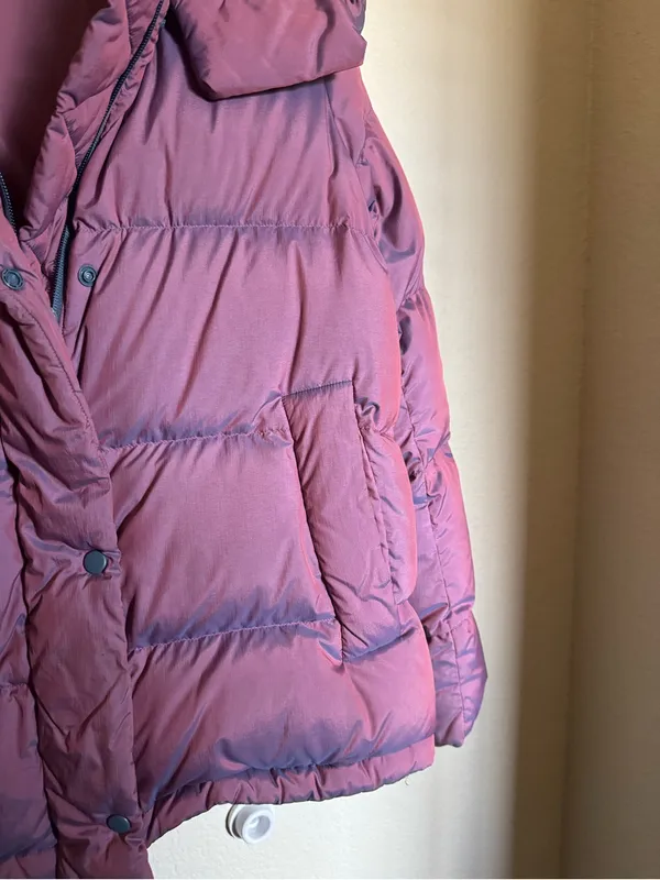 NWOT lululemon Wunder Puff GOOSE DOWN PUFFER Jacket Sz 6 Heathered Plumful - Image 5