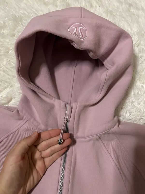 Lululemon Scuba Oversized Half-Zip Hoodie in Pink Peony - Image 6