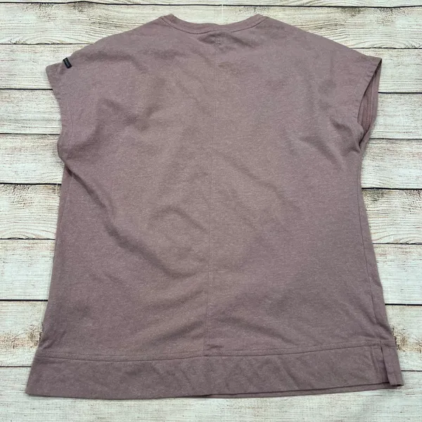 Columbia Womens Mauve Heather Cap Sleeve Pleated‎ Shoulder Top Size M - Image 7