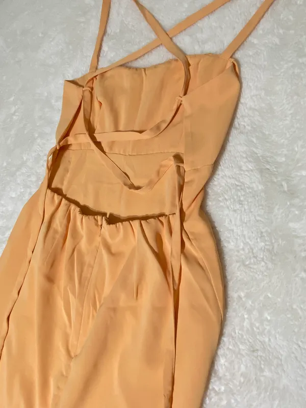 Abercrombie Yellow Midi Dress - Image 10