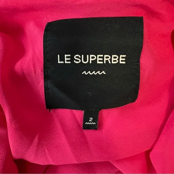 Le Superbe Silk Blend Velvet Bias Slip Maxi Dress Pink V Neck Spaghetti Strap 2 - Image 9
