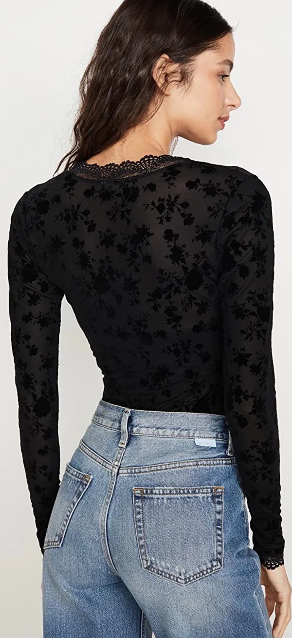 Intimately Thong Bodysuit Long Sleeves - Image 4