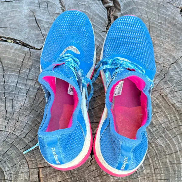 adidas Pure Boost X blue Women Shoes Size 9.5 - Image 6