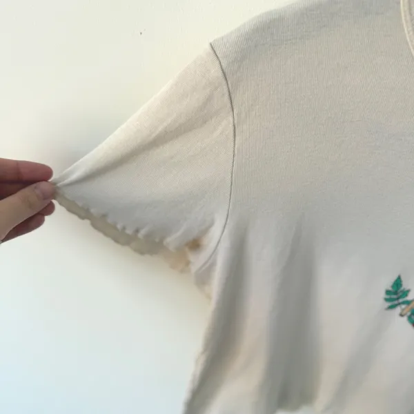 PS/LA Los Angeles California Crop‎ Top Cute Deer Strawberry Graphic Size Medium - Image 3
