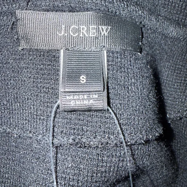 J. CREW Sophie‎ Open Front Sweater Blazer in Black Knit Jacket size Small - Image 5