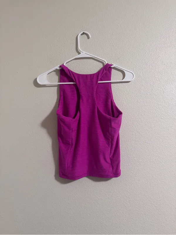 Victoria's Secret Magenta High-Neck Tank Top - Image 3