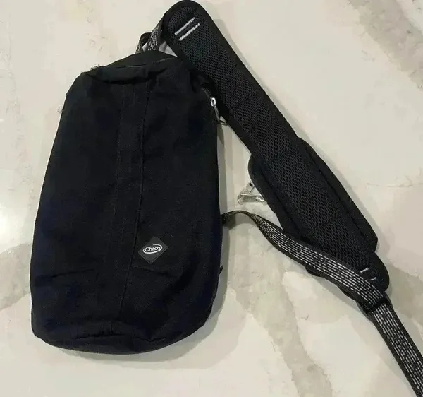 Chaco Radlands Sling Pack and Mini Hip Pack Matching Set Black Silver Metallic - Image 2