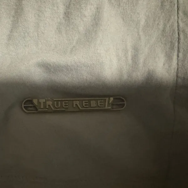 Vintage Y2K,Scope Graphic Long Sleeve Top in Light Gray - Image 4