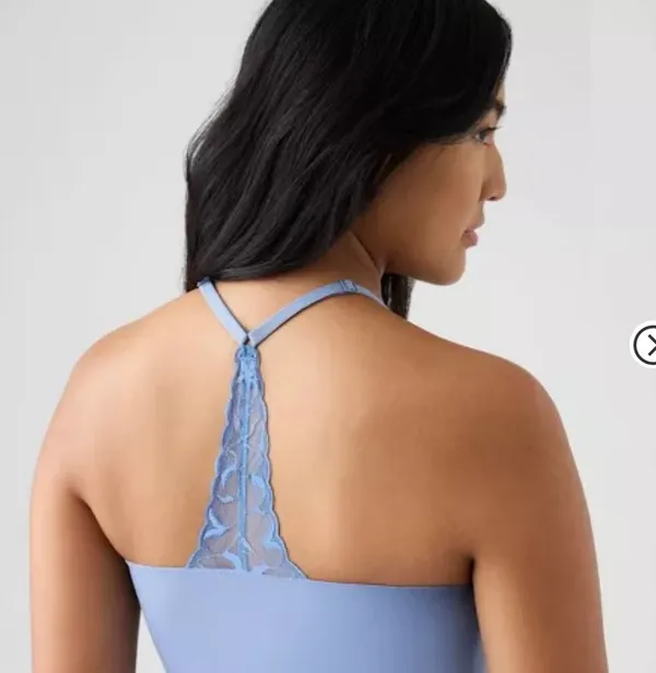 True & Co Women's True Body Triangle Lace Racerback Bodysuit - Image 4