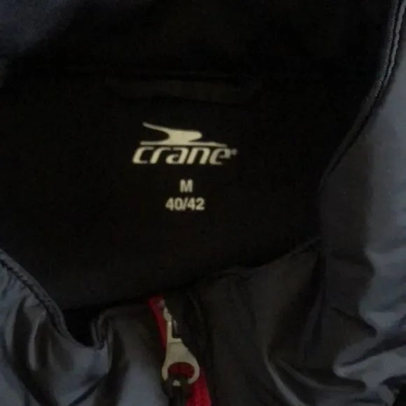 5/$30 🎈 Crane medium puffer zip‎ up vest Black - Image 3