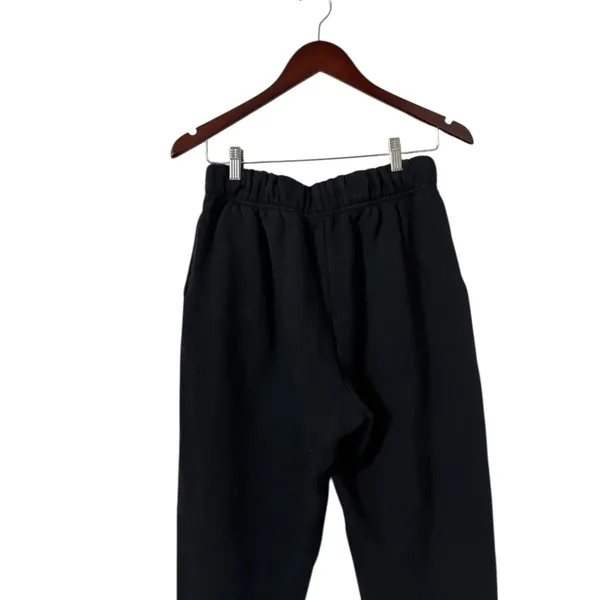 SET ACTIVE Heavyweight Onyx Cotton Black Sweatpants Joggers - Image 8