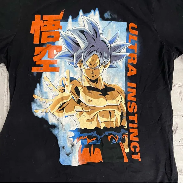 Dragonball Z Super T-Shirt Womens Large Short Sleeve Anime Japanese Comic Tee - Image 2