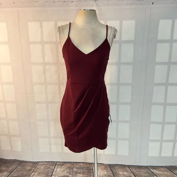Lulu’s NWT Forever Your Girl Plum Purple Bodycon Dress Size medium - Image 4
