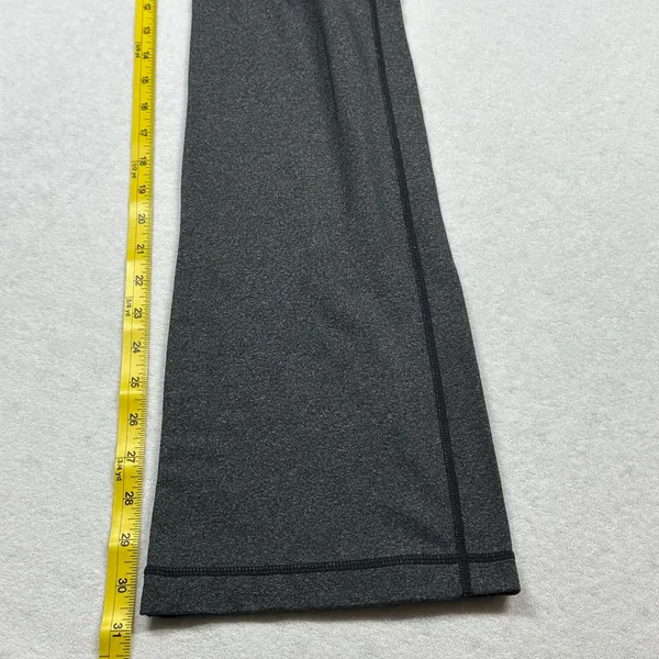 Lululemon Women’s Groove Pant Yoga Leggings Heathered Gray Size 2 Flare - Image 7