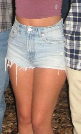 ZARA Denim Shorts Distressed - Image 2