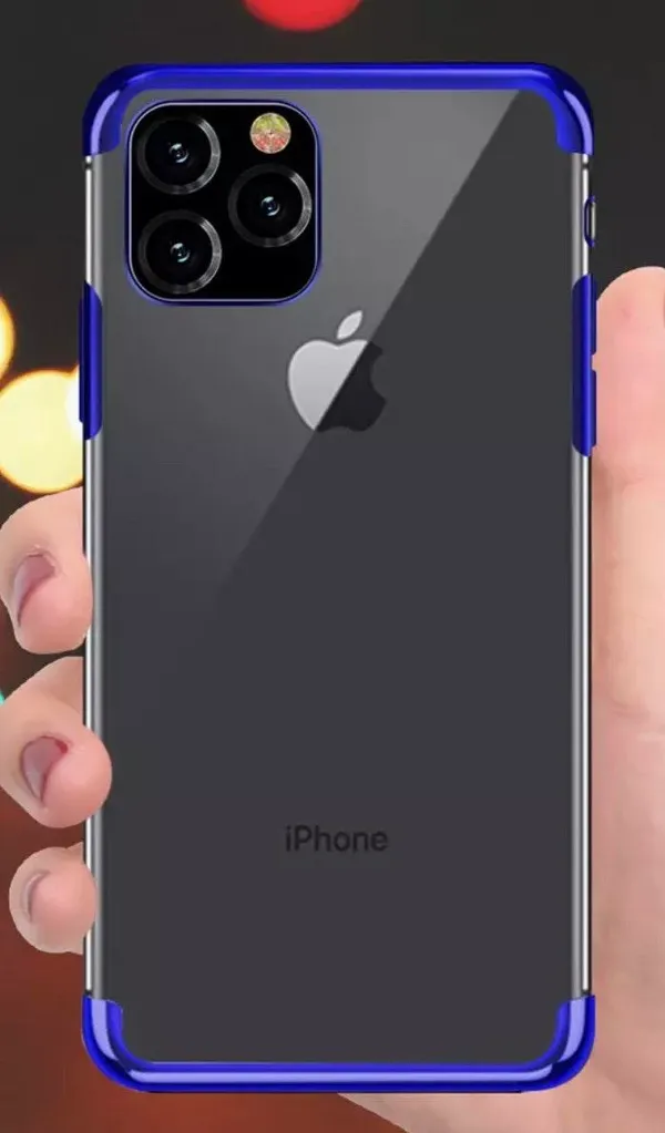 Apple iPhone 11 Pro Max Fashion Air Bumper Anti-drop Case Blue - Image 2