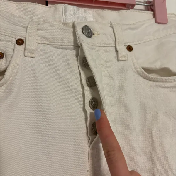 Acne Studios Town White Vintage Jeans - Image 4