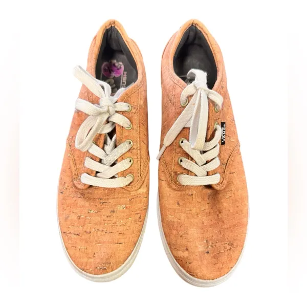 Vans UltraRange Cork Eco Vegan Sneakers Women’s Size 6.5 Sustainable Shoe in EUC - Image 3