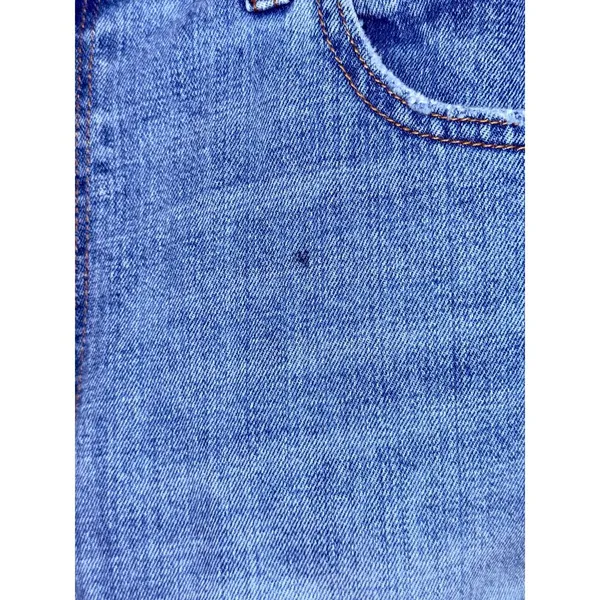 Abercrombie & Fitch Curve Love Mom High Rise Blue Denim Jeans Womens Size 31 12 - Image 7