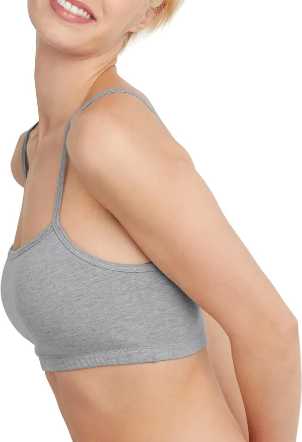 Hanes Cotton Bralettes - Image 2