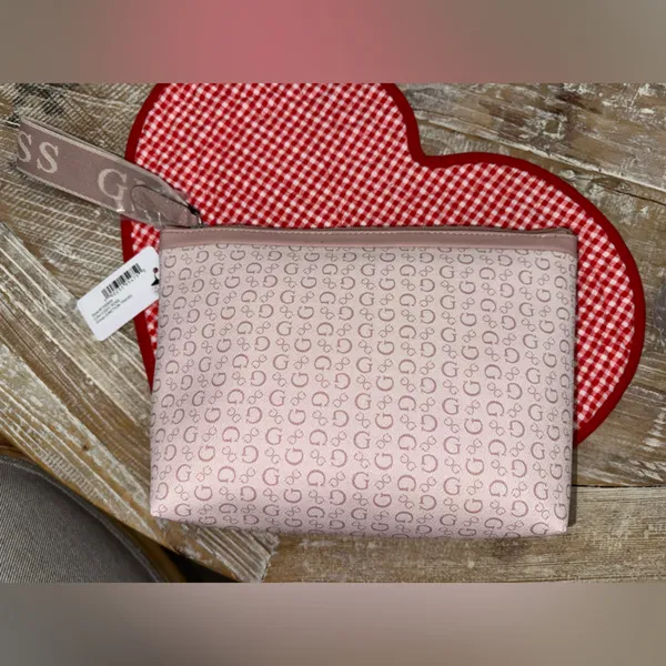 GUESS Cosmetic Makeup Pouch Travel Bag - Image 6