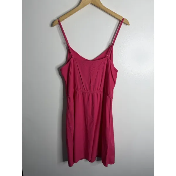 Vero Moda My Milo Linen Blend Singlet Short Casual Sundress Dress‎ Pink Large - Image 3