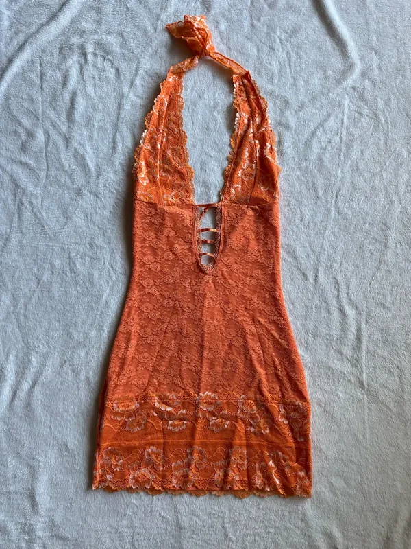 Generation Outcast Clothing INDIA MINI DRESS TANGERINE - Image 4