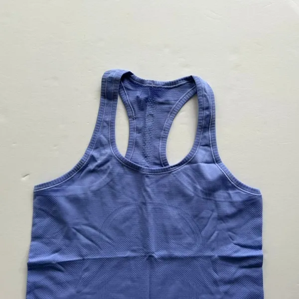 Lululemon Swiftly Tech Racerback Hydrangea Blue Size 8 Original Fit Run Gym - Image 5
