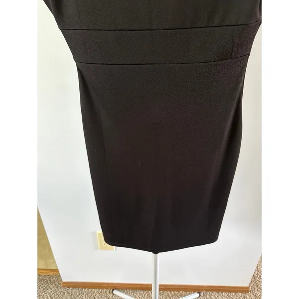 River Island Women's‎ Black Short Sleeve V-Neck Dress Size 10UK 6US - Image 6