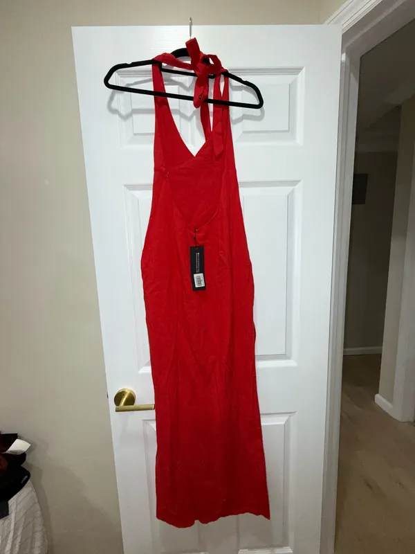 White Fox Boutique Maxi Red Dress - Image 6