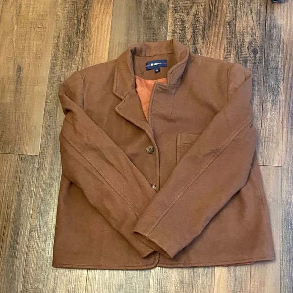 Elegant Brown Blazer Size M - Image 13