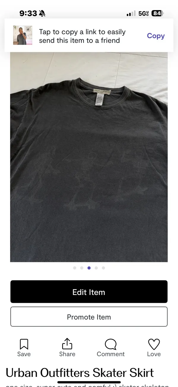 Urban Outfitters Skeleton T-Shirt - Image 3