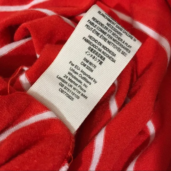 Free People We the Free Can't Fool Me Striped Tee - Red - XS - Image 9
