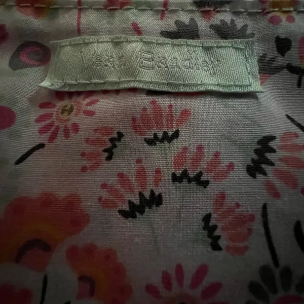 Vera Bradley RETIRED: | Mint Flowers pattern medium size crossbody purse - Image 12